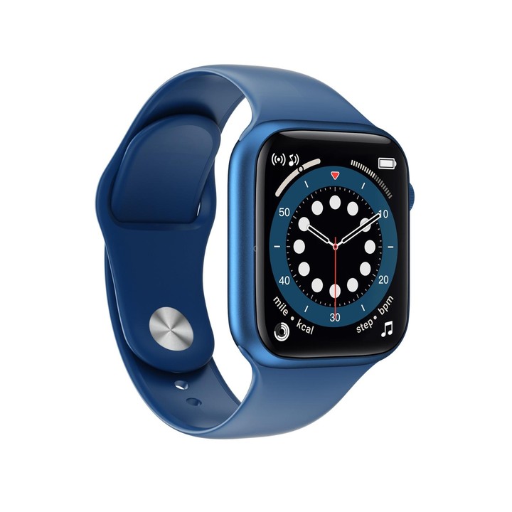 HW22 Pro 1.75 inch HD Screen Smart Watch, Support Bluetooth Dial/Body Temperature Monitoring(Blue)