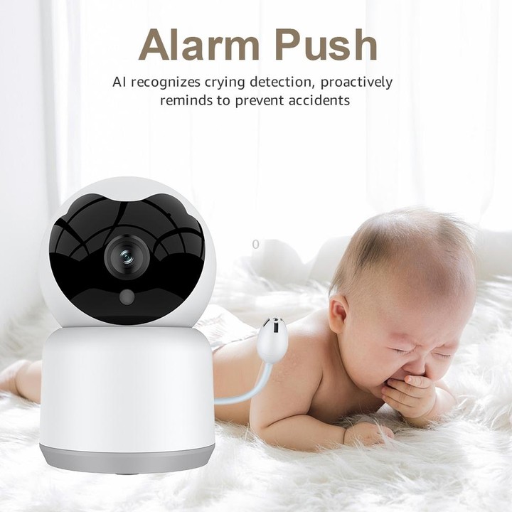 YT51 1920x1080 Home Baby Wireless Camera, Support Infrared Night Vision / Baby Crying Detection, with Temperature and Humidity S