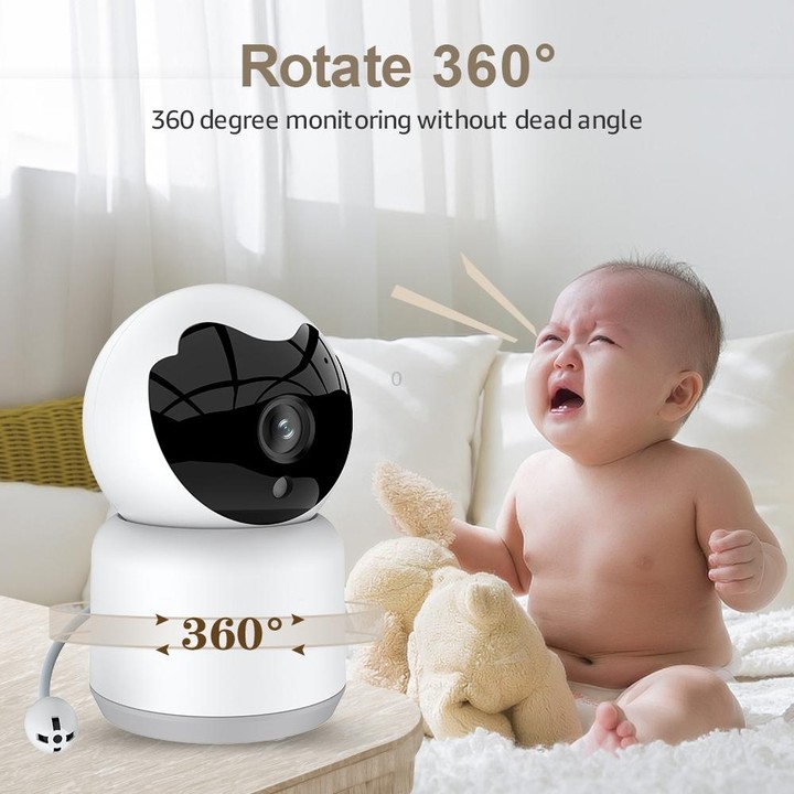 YT51 1920x1080 Home Baby Wireless Camera, Support Infrared Night Vision / Baby Crying Detection, with Temperature and Humidity S