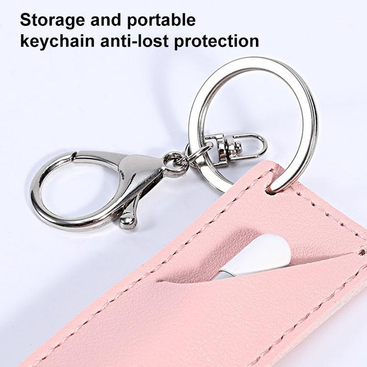 PU Leather Shockproof Protective Case for Apple Pencil 1 / 2(Black)