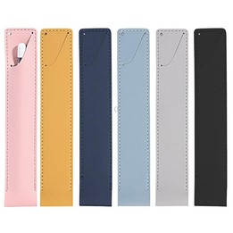 PU Leather Shockproof Protective Case for Apple Pencil 1 / 2(Black)