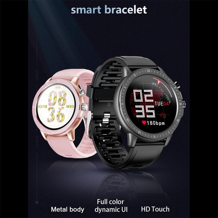 S02 1.3 inch IPS Color Full-screen Touch Smart Watch, Support Weather Forecast / Heart Rate Monitor / Sleep Monitor / Blood Pres
