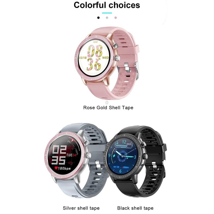 S02 1.3 inch IPS Color Full-screen Touch Smart Watch, Support Weather Forecast / Heart Rate Monitor / Sleep Monitor / Blood Pres