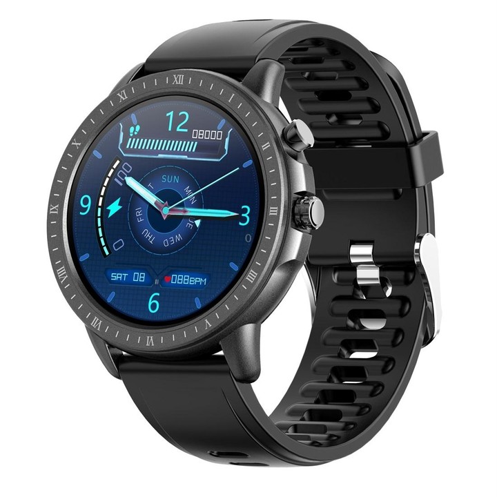 S02 1.3 inch IPS Color Full-screen Touch Smart Watch, Support Weather Forecast / Heart Rate Monitor / Sleep Monitor / Blood Pres