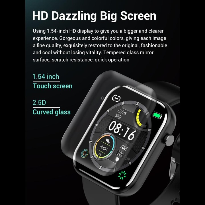 Z11 1.54 inch IPS Screen Smart Watch, Support Sleep Monitor / Bluetooth Photograph / Heart Rate Monitor / Blood Pressure Monitor