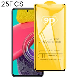 25 PCS 9D Full Glue Screen Tempered Glass Film For Samsung Galaxy M53