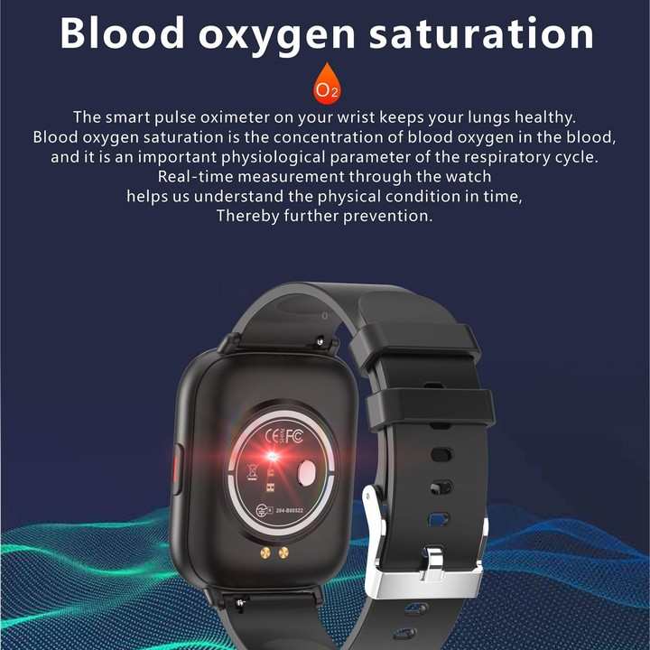 Q9 Pro G2 1.85 inch TFT HD Screen Smart Watch, Support Body Temperature Monitoring/Heart Rate Monitoring(Blue)