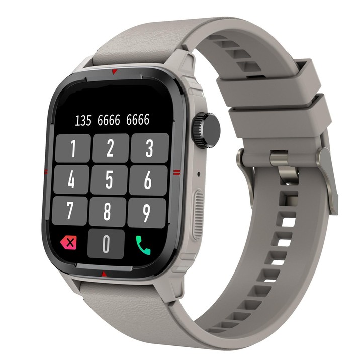 Q25 1.7 inch TFT HD Screen Smart Watch, Support Bluetooth Calling/Blood Pressure Monitoring(Grey)