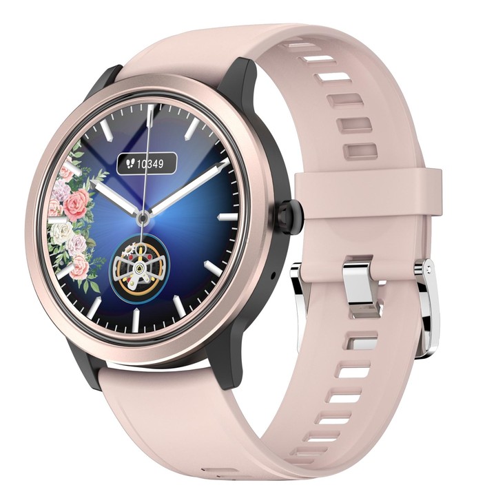 A60 1.32 inch IPS HD Screen Smart Watch, Support Bluetooth Calling/Blood Pressure Monitoring(Pink)