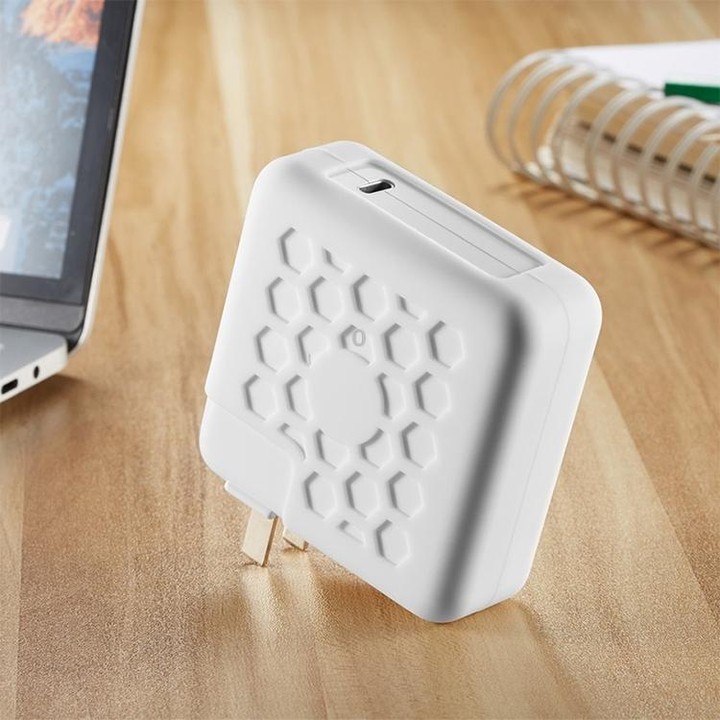 For Macbook Pro 60W / Pro Retina 61W 13 inch Power Adapter Protective Cover(White)