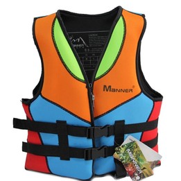 MANNER QP2007 Children Buoyancy Vest Swimming Aid Life Jacket, Size:M