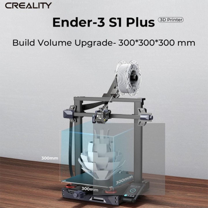 Creality Ender-3 S1 Plus Full-metal Dual-gear Larger-size 3D Printer EU Plug
