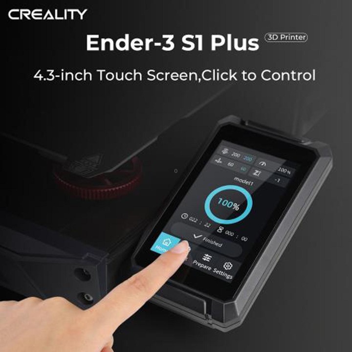 Creality Ender-3 S1 Plus Full-metal Dual-gear Larger-size 3D Printer EU Plug