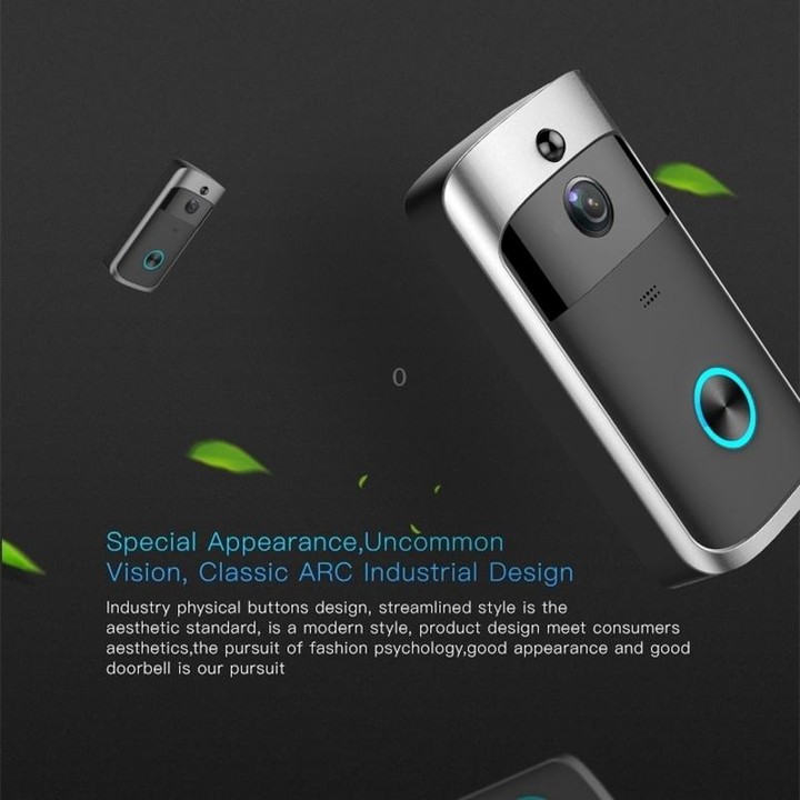 M3 720P Smart WIFI Ultra Low Power Video Visual Doorbell With Ding Dong Version(EU Plug)
