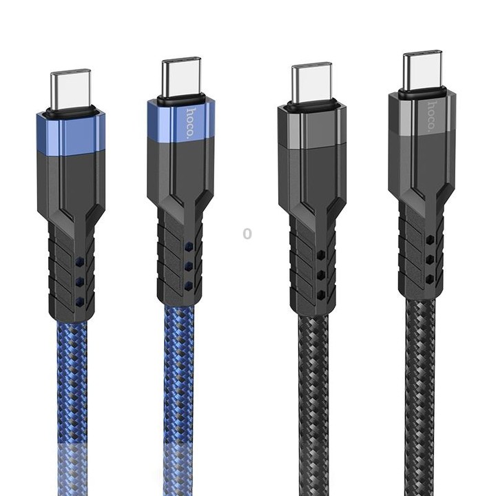 hoco U110 60W USB-C / Type-C to USB-C / Type-C Charging Data Cable，Length：1.2m(Black)