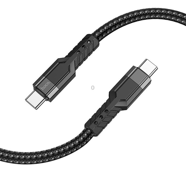 hoco U110 60W USB-C / Type-C to USB-C / Type-C Charging Data Cable，Length：1.2m(Black)