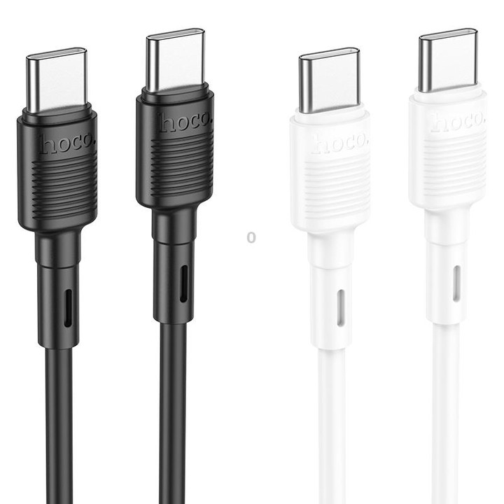 hoco X83 60W USB-C / Type-C to USB-C / Type-C Victory Charging Data Cable，Length：1m(Black)