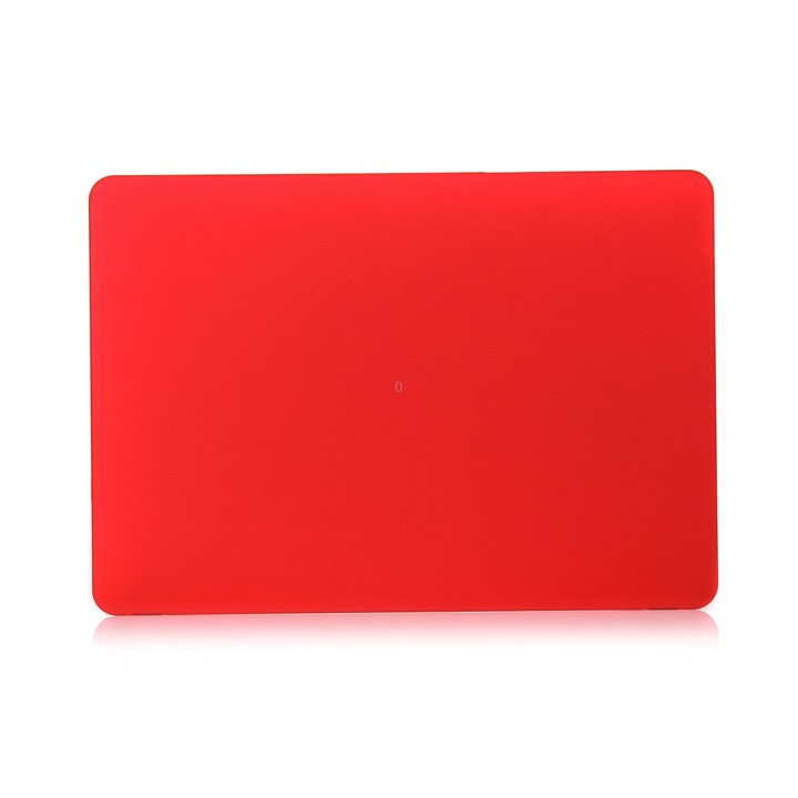 Laptop Matte Style Protective Case For MacBook Air 13.6 2025 / 2023 / 2022(Red)