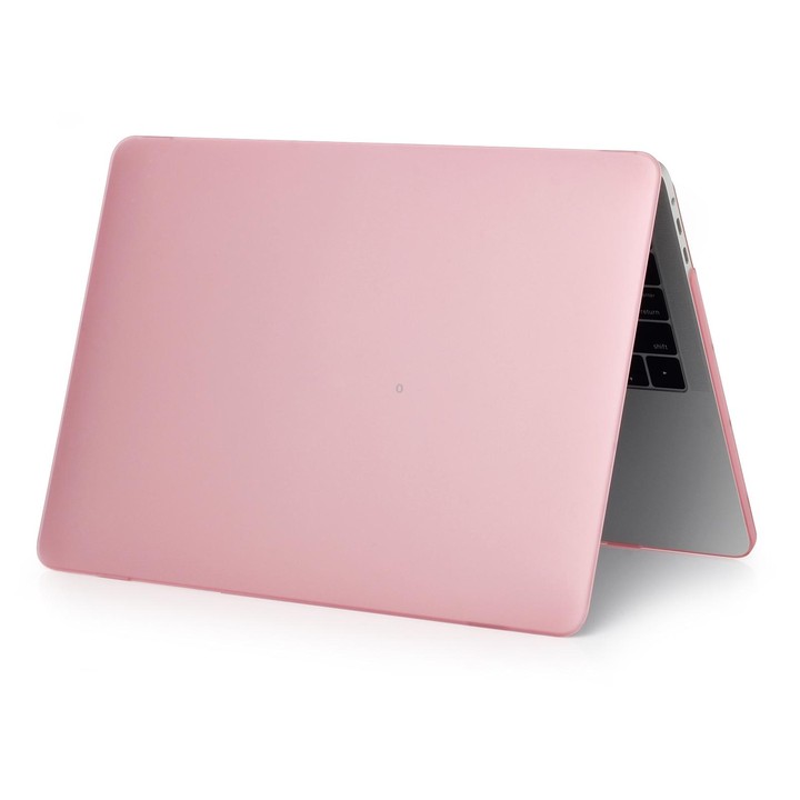 Laptop Matte Style Protective Case For MacBook Air 13.6 2025 / 2023 / 2022(Pink)