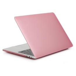 Laptop Matte Style Protective Case For MacBook Air 13.6 2025 / 2023 / 2022(Pink)