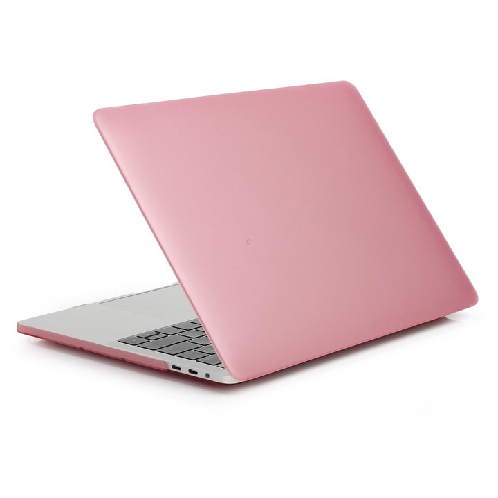 Laptop Matte Style Protective Case For MacBook Air 13.6 2025 / 2023 / 2022(Pink)