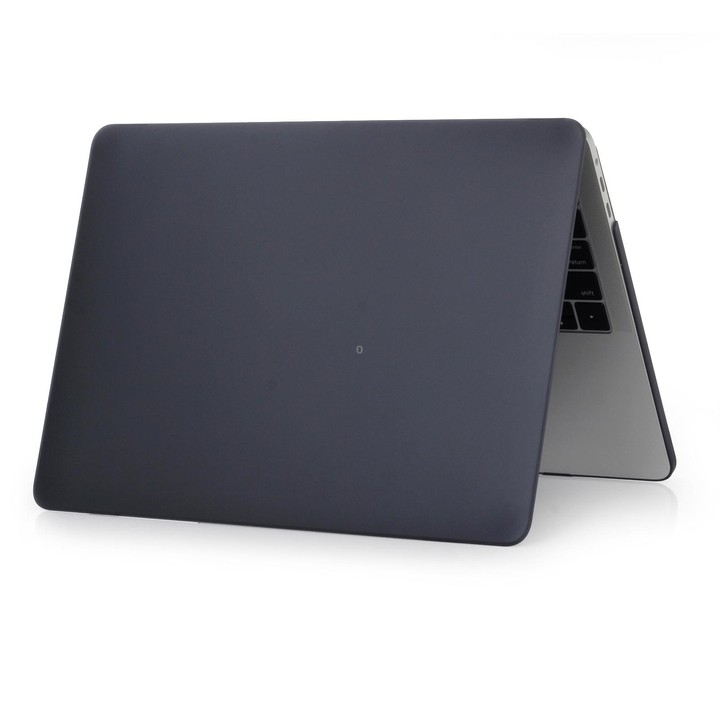 Laptop Matte Style Protective Case For MacBook Air 13.6 2025 / 2023 / 2022(Black)