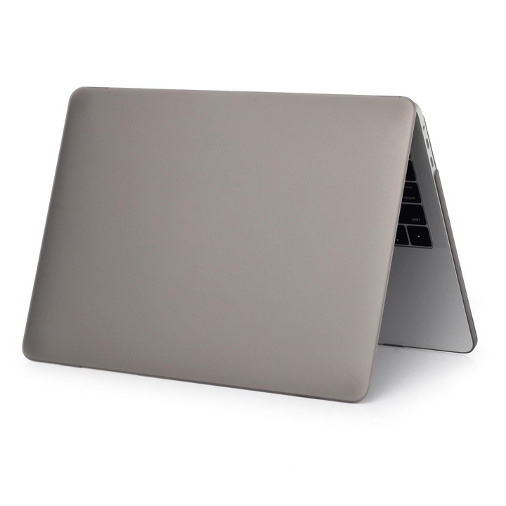 Laptop Matte Style Protective Case For MacBook Air 13.6 2025 / 2023 / 2022(Grey)