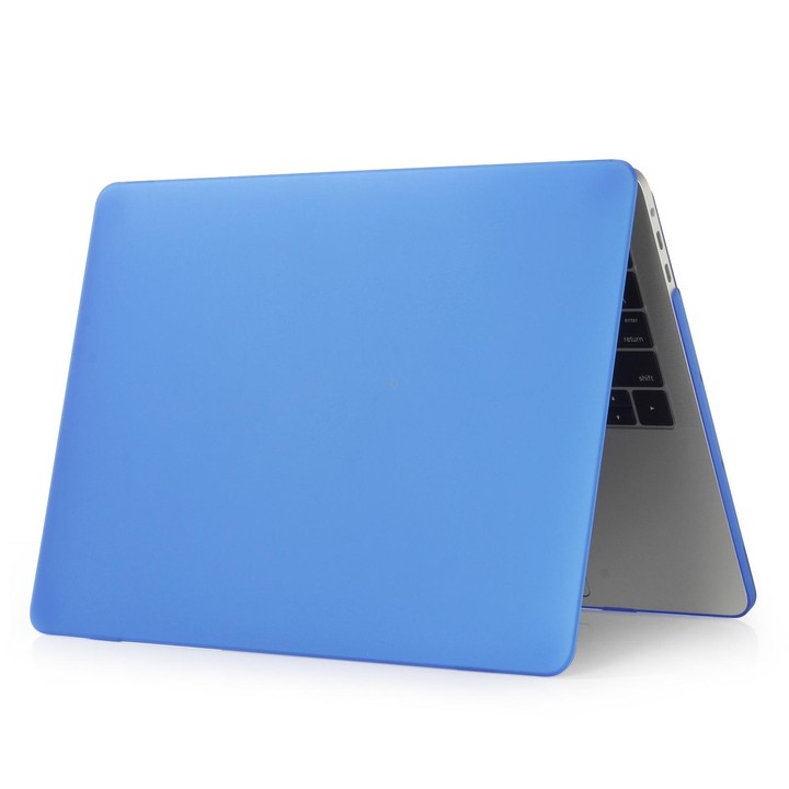 Laptop Matte Style Protective Case For MacBook Air 13.6 2025 / 2023 / 2022(Dark Blue)