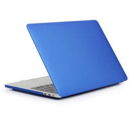 Laptop Matte Style Protective Case For MacBook Air 13.6 2025 / 2023 / 2022(Dark Blue)