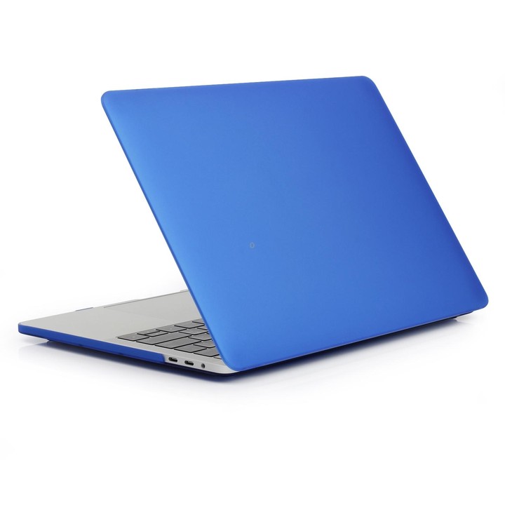 Laptop Matte Style Protective Case For MacBook Air 13.6 2025 / 2023 / 2022(Dark Blue)