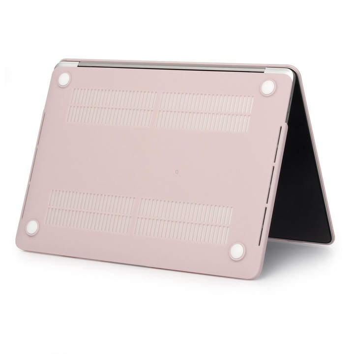 Laptop Matte Style Protective Case For MacBook Air 13.6 2025 / 2023 / 2022(New Actual Pink)