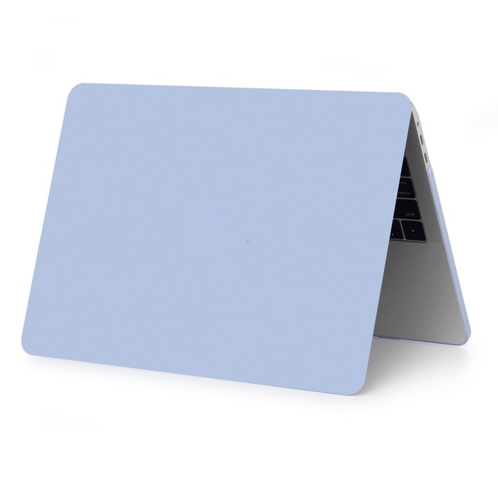 Laptop Matte Style Protective Case For MacBook Air 13.6 2025 / 2023 / 2022(New Actual Blue)