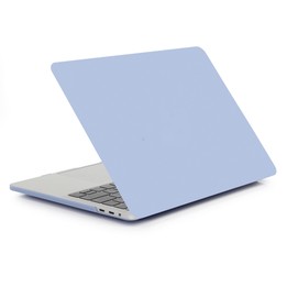 Laptop Matte Style Protective Case For MacBook Air 13.6 2025 / 2023 / 2022(New Actual Blue)