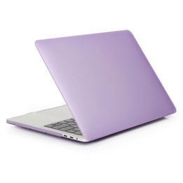 Laptop Matte Style Protective Case For MacBook Air 13.6 2025 / 2023 / 2022(Purple)