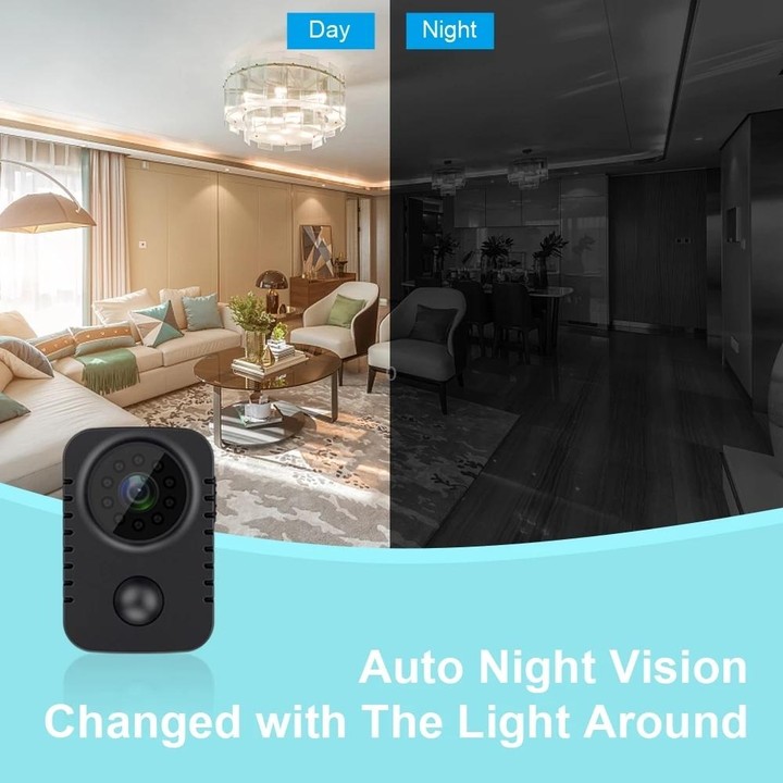 HD 1080P Infrared Night Vision Surveillance Monitor Camera(Black)