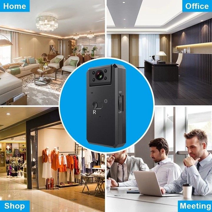 WD6-C Infrared Night Vision Mini HD WiFi Camera 120 Degrees Recorder