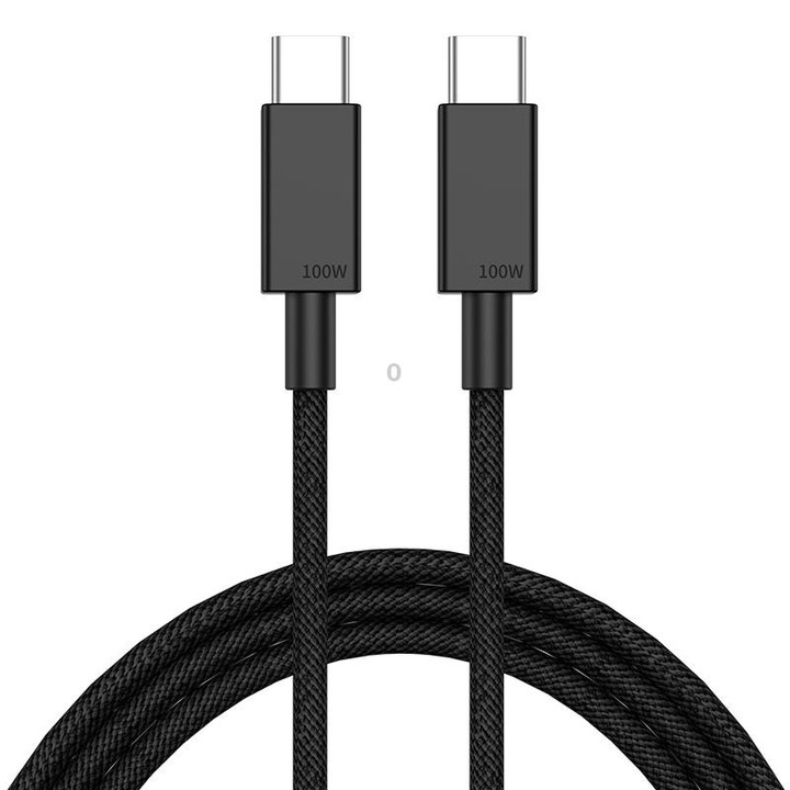 100W USB-C / Type-C to USB-C / Type-C Fast Charging Data Cable, Length:2m(Black)