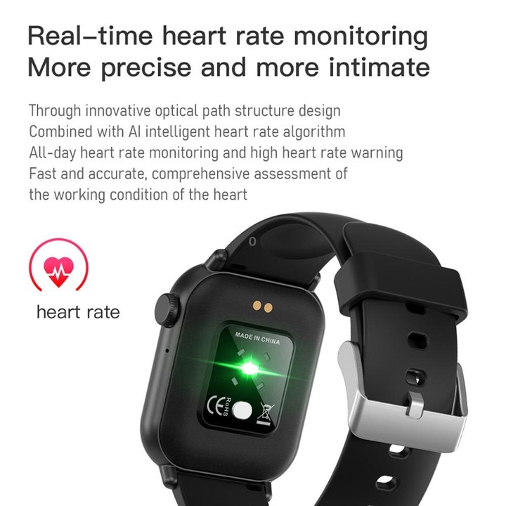 ZW27 1.81 inch TFT Screen Smart Watch Support Body Temperature / Heart Rate Monitoring(Blue)