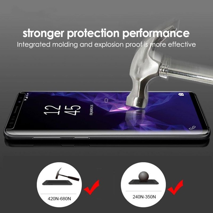 For Galaxy S20 Ultra UV Liquid Curved Full Glue Full Screen Tempered Glass Film