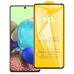 For Galaxy A71 5G 9D Full Glue Full Screen Tempered Glass Film