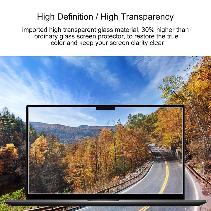 2 PCS 9H Explosion-proof Tempered Glass Film For MacBook Air 13.6 inch A2681 2022 / Air 13.6 M5 2026