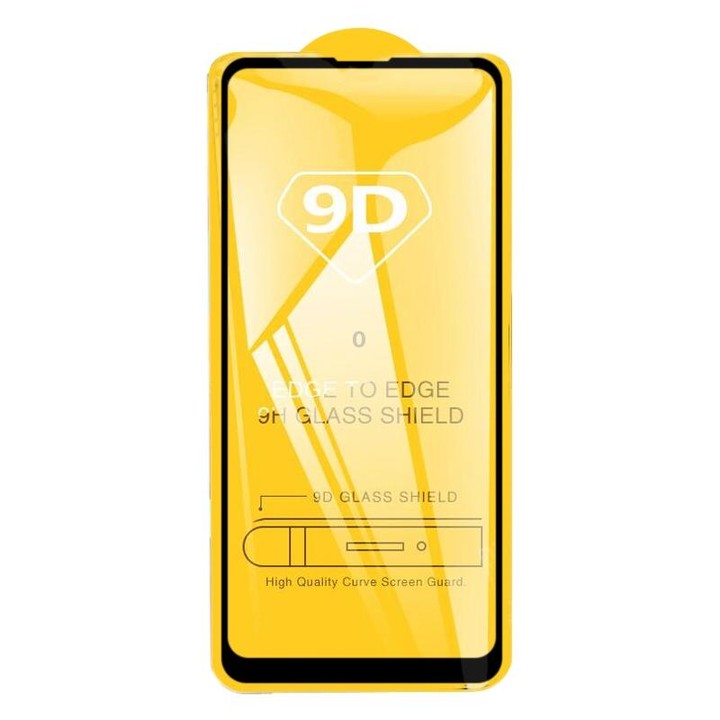 For Galaxy A21 25 PCS 9D Full Glue Full Screen Tempered Glass Film