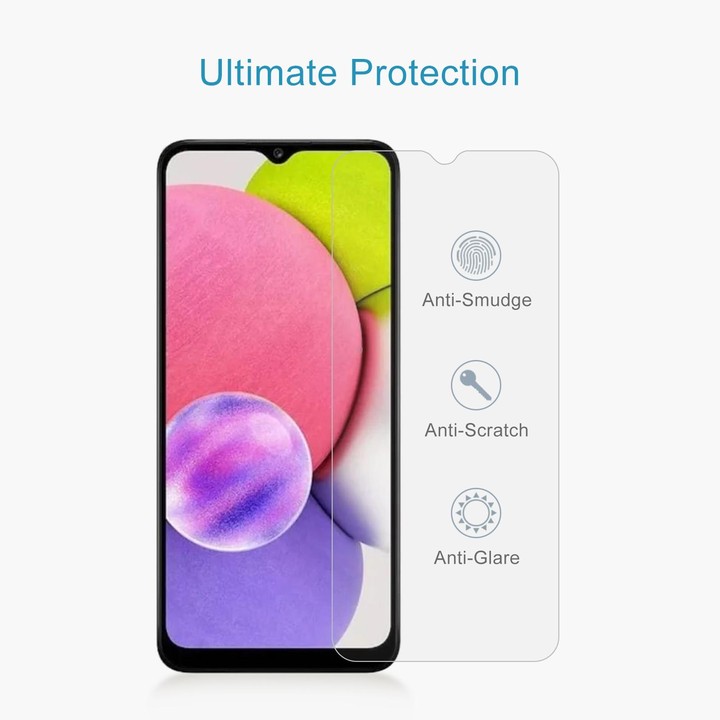 50 PCS 0.26mm 9H 2.5D Tempered Glass Film For Samsung Galaxy A04s / A04 / A04e / M04 / F04