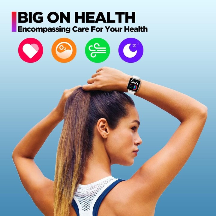 Zeblaze Btalk 1.86 inch Large Color Display Voice Calling Health and Fitness Smart Watch(Black)