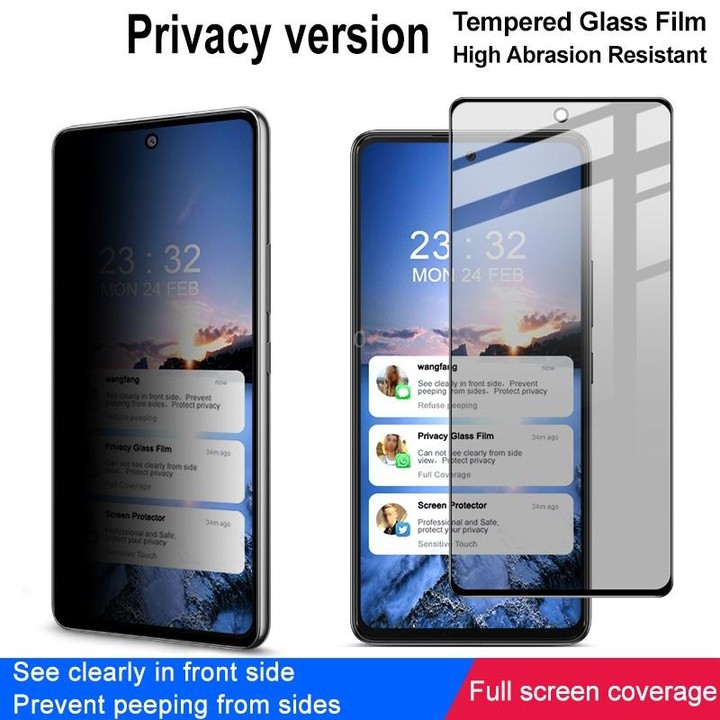 imak HD Full Screen Anti-spy Tempered Glass Protective Film For Samsung Galaxy A53 5G