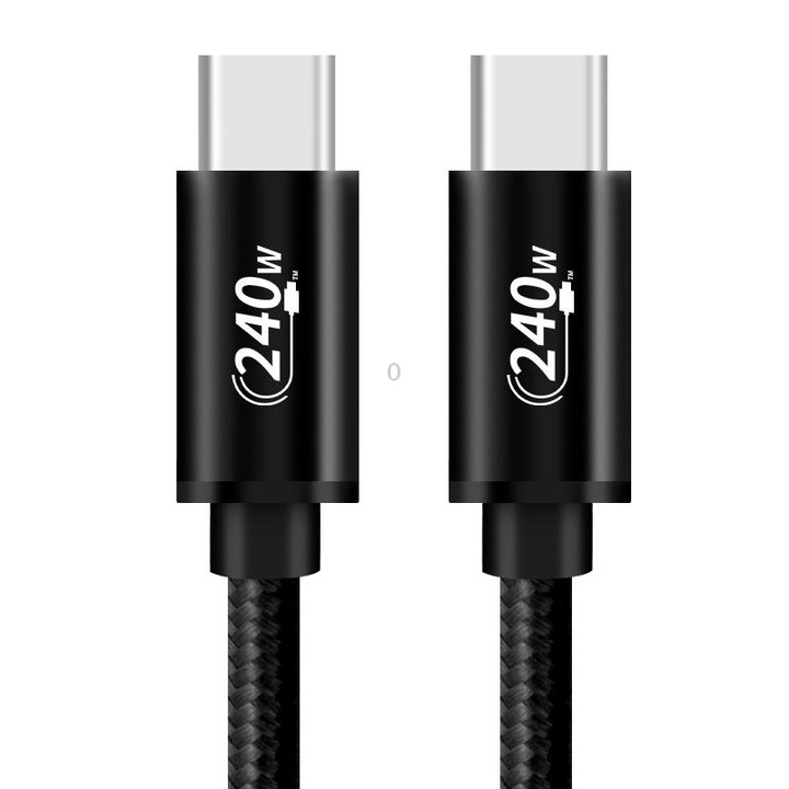 PD240W USB-C / Type-C to Type-C Fast Charging Data Cable, Length:2m(Black)