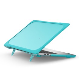 For MacBook Air 13.6 inch A2681 2022 / M3 2024 A3113 / M4 2025 A3240 TPU + PC Two-color Anti-fall Laptop Protective Case(Light B