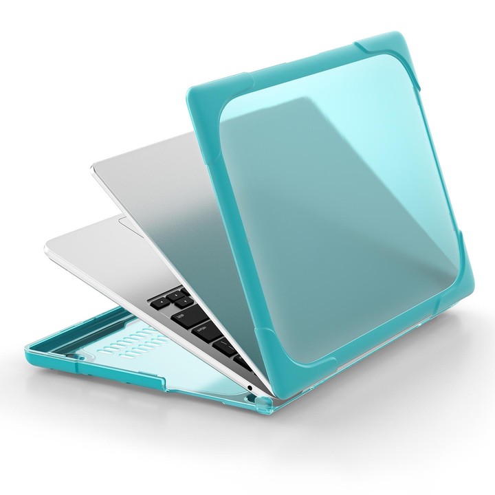 For MacBook Air 13.6 inch A2681 2022 / M3 2024 A3113 / M4 2025 A3240 TPU + PC Two-color Anti-fall Laptop Protective Case(Light B