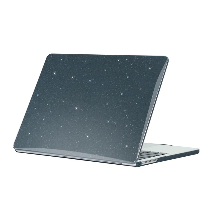Gypsophila Laptop Protective Case For MacBook Air 13.6 2025 / 2023 / 2022(Black)