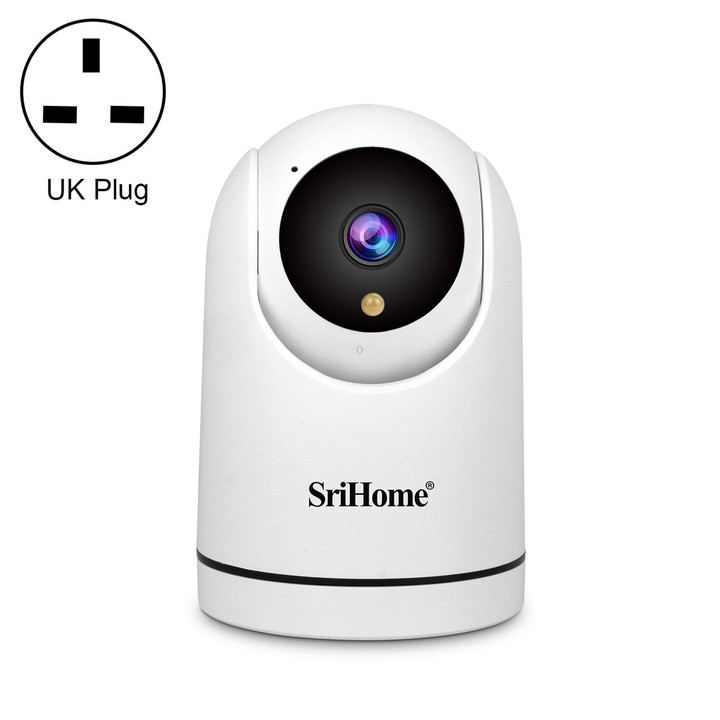 SriHome SH042 2.0MP 1080P HD AI WiFi Pan-tilt Surveillance Camera(UK Plug)